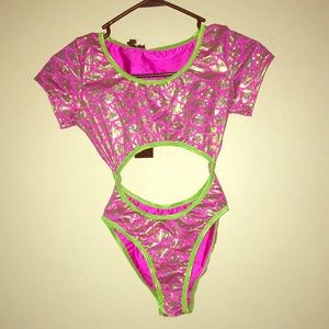 Shiny Raver Mermaid Bodysuit